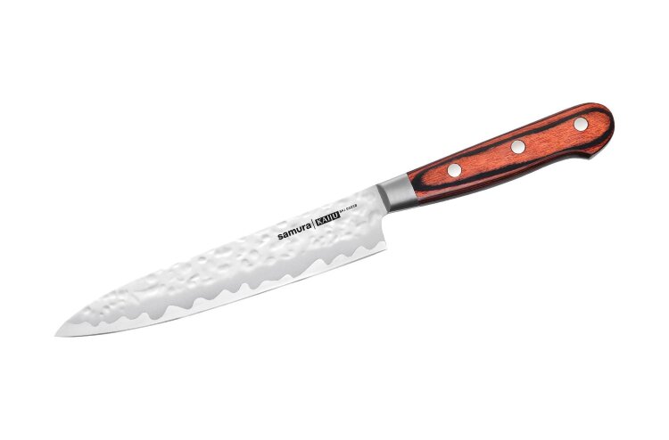 Нож кухонный &quot;Samura KAIJU&quot; универсальный 150 мм, AUS-8, дерево, с больстером 
