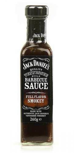 Сoyc &quot;Jack Daniel&#039;s BARBECUE GLAZE Full Flavor Smokey&quot; 0,22 л. (260rp) ВНИМАНИЕ! Доставка жидких продуктов (по России) в зимний период времени не производится!

Jack Daniel’s – это легендарное имя и торговая марка, известная по всему миру. Виски этой торговой марки любит каждый, а узнаваемая этикетка и шрифт читается даже с дальнего расстояния. Но Jack Daniel’s – это не только виски, а еще и вкуснейшие соусы! Соус Jack Daniel’s - это уникальный продукт премиум-класса, который производится с использованием настоящего теннессийского виски Jack Daniel’s. Благодаря тщательно подобранным и идеально дозированным компонентам, соус имеет гладкую шелковистую текстуру, насыщенный вкус с яркими карамельными нотками и пикантный аромат. Он великолепно дополняет любые блюда, приготовленные на гриле; может использоваться в качестве соуса, глазури или маринада. Придает готовым продуктам аппетитный глянцевый блеск.