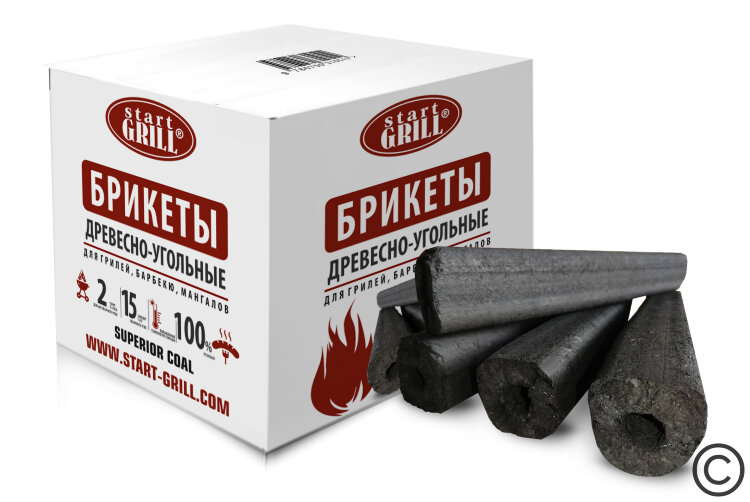 Брикеты древесно-угольные 5 кг / START GRILL 