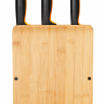 Ножи в блоке из бамбука, набор 3шт/FISKARS - Ножи в блоке из бамбука, набор 3шт/FISKARS